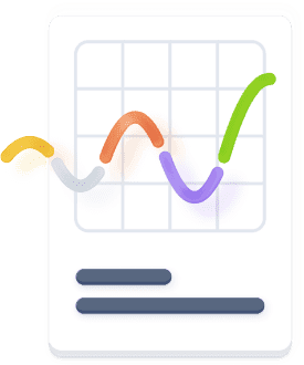 a graph on a white sheet