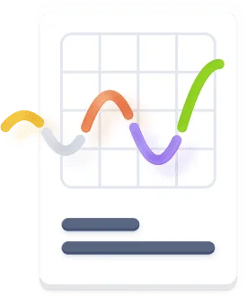 a graph on a white sheet