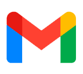 a colorful logo with black background