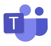 a group of blue and black logos